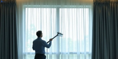 Commercial curtain steam cleaning service donvale-vic hotels offices