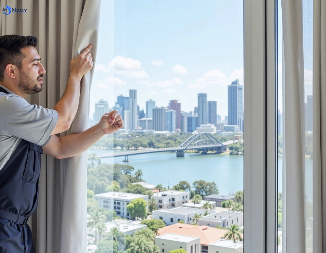 Professional curtain steam cleaning service donvale-vic QLD by Matty Curtain Cleaning